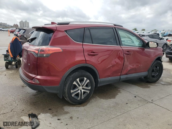 2018 Toyota RAV4 LE with VIN 2T3ZFREV0JW518900, listed as a Copart auction lot 50842655 with 0 mi miles and Salvage Title. Bid and sale history available at carsss.com. Image 3.