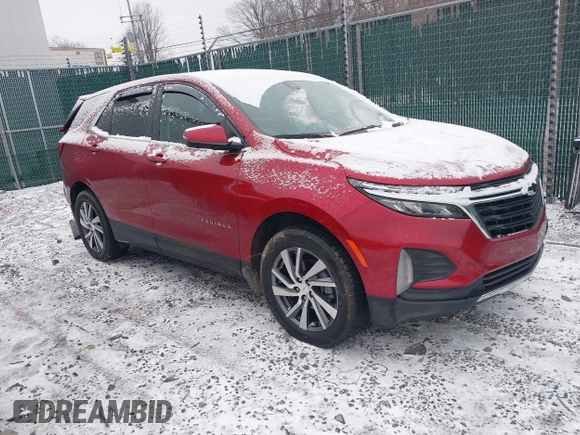 2024 Chevrolet Equinox LT with VIN 3GNAXUEG7RL177665, listed as a IAAI auction lot 41733068 with 17,666 mi miles and . Bid and sale history available at DreamBid. Image 1.