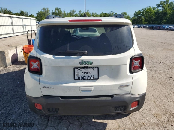 2018 Jeep Renegade Latitude with VIN ZACCJBBBXJPG96723, listed as a Copart auction lot 67738034 with 66,612 mi miles and Salvage Title. Bid and sale history available at carsss.com. Image 6.