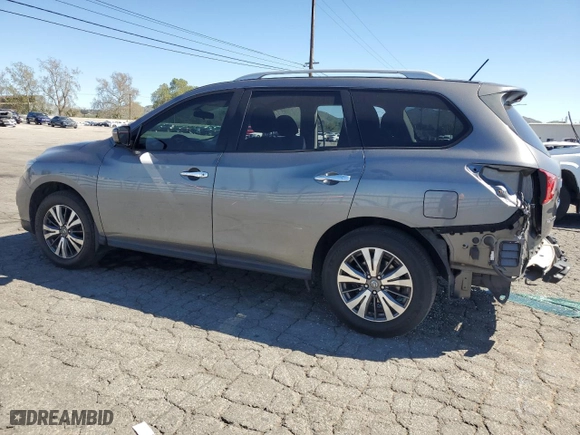 2017 Nissan Pathfinder S with VIN 5N1DR2MN7HC658106, listed as a Copart auction lot 50265475 with 91,093 mi miles and Salvage Title. Bid and sale history available at carsss.com. Image 2.