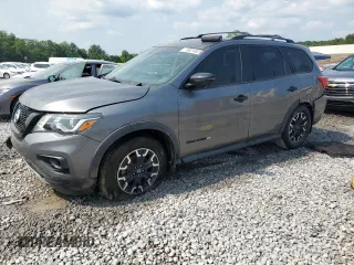 2019 Nissan Pathfinder SV z VIN 5N1DR2MN6KC625685, wystawiony jako Copart lot #59214815 z przebiegiem 134 978 mil mil oraz Szkoda całkowita • Salvage title. Historia ofert i sprzedaży dostępna na DreamBid. Obrazek 1.