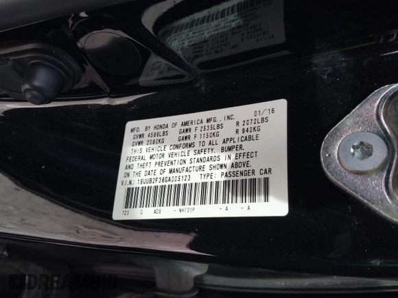 2016 Acura TLX V6 z VIN 19UUB2F38GA005123, wystawiony jako IAAI lot #41369100 z przebiegiem 150 475 mil mil oraz . Historia ofert i sprzedaży dostępna na DreamBid. Obrazek 9.