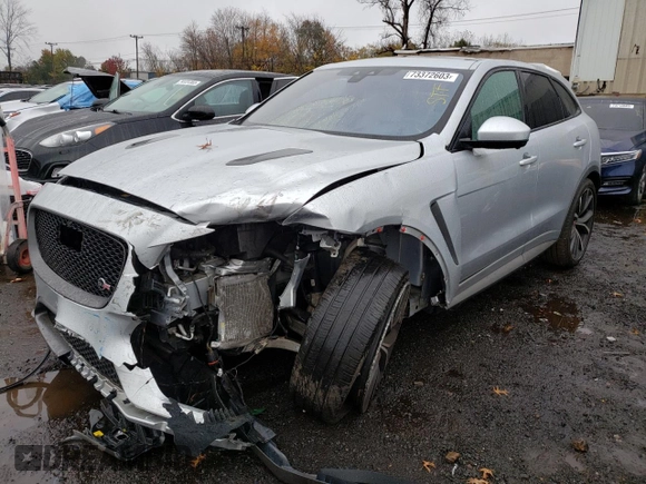 2020 Jaguar F-Pace SVR with VIN SADCZ2EE3LA617186, listed as a Copart auction lot 73372603 with 52,265 mi miles and Salvage Title. Bid and sale history available at DreamBid. Image 1.
