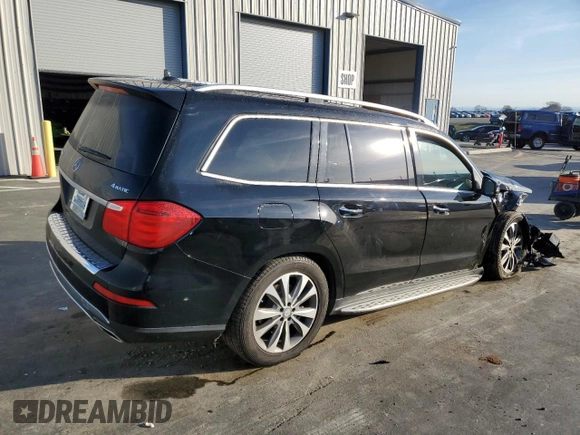 2015 Mercedes-Benz GL-Class GL 450 with VIN 4JGDF6EE6FA565150, listed as a Copart auction lot 40194783 with 106,421 mi miles. Bid and sale history available at carsss.com. Image 3.