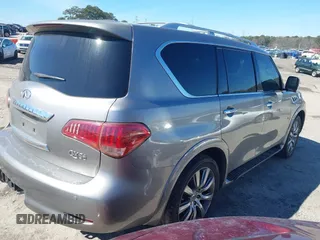 2011 Infiniti QX56 7-passenger with VIN JN8AZ2NE3B9005416, listed as a IAAI auction lot 41624141 with 285,228 mi miles. Bid and sale history available at carsss.com. Image 4.