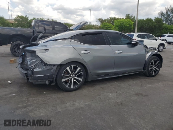 2021 Nissan Maxima SV with VIN 1N4AA6CV6MC509905, listed as a Copart auction lot 57339105 with 64,396 mi miles and Non repairable. Bid and sale history available at DreamBid. Image 3.