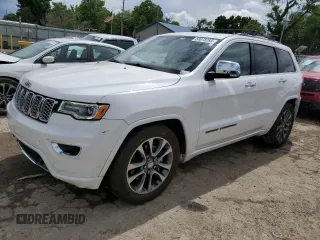 2018 Jeep Grand Cherokee High Altitude with VIN 1C4RJFCT9JC444510, listed as a Copart auction lot 58078285 with 98,226 mi miles and Salvage title. Bid and sale history available at DreamBid. Image 1.