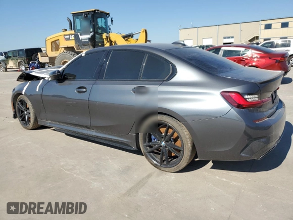 2022 BMW 3 Series M340i with VIN 3MW5U7J07N8C42022, listed as a Copart auction lot 70866414 with 0 mi miles and Salvage Title. Bid and sale history available at carsss.com. Image 2.