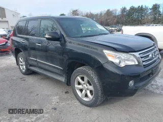 2012 Lexus GX 460 with VIN JTJBM7FX4C5049393, listed as a IAAI auction lot 41315568 with 148,010 mi miles. Bid and sale history available at carsss.com. Image 1.