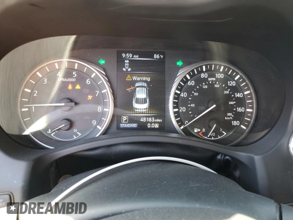 2019 Infiniti Q50 Luxe с VIN JN1EV7AP9KM541235, выставлен на аукционе Copart как лот 52460525 с пробегом 48 183 миль миль и Списание • Salvage title. История ставок и продаж доступна на DreamBid. Изображение 9.