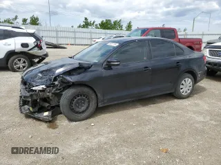2015 Volkswagen Jetta Sedan 2.0L S with VIN 3VW2K7AJXFM403179, listed as a Copart auction lot 58391154 with 174,821 mi miles and Salvage Title. Bid and sale history available at carsss.com. Image 1.
