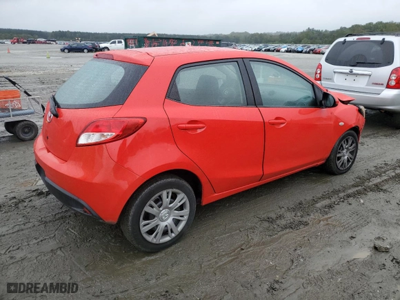 2012 Mazda Mazda2 Sport with VIN JM1DE1KY0C0142042, listed as a Copart auction lot 71741314 with 106,232 mi miles and Salvage Title. Bid and sale history available at carsss.com. Image 3.