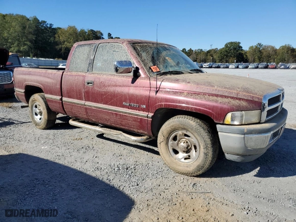 1996 Dodge Ram 1500 with VIN 3B7HC13Y9TG111194, listed as a Copart auction lot 77121984 with 167,797 mi miles and Salvage Title. Bid and sale history available at carsss.com. Image 4.