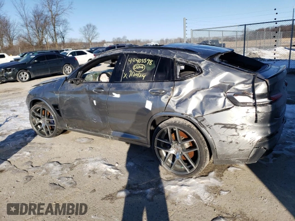 2020 BMW X4 M Competition z VIN 5YMUJ0C02LLU67361, wystawiony jako Copart lot #89073305 z przebiegiem Nie podano mil oraz Nie do naprawy • Non repairable. Historia ofert i sprzedaży dostępna na DreamBid. Obrazek 2.
