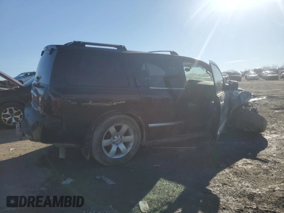 2004 Infiniti QX56 with VIN 5N3AA08CX4N803863, listed as a Copart auction lot 46522145 with 0 mi miles and Salvage Title. Bid and sale history available at carsss.com. Image 3.