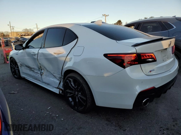 2020 Acura TLX w/A-Spec Pkg with VIN 19UUB3F67LA003373, listed as a Copart auction lot 86841414 with 51,041 mi miles and Salvage Title. Bid and sale history available at carsss.com. Image 2.