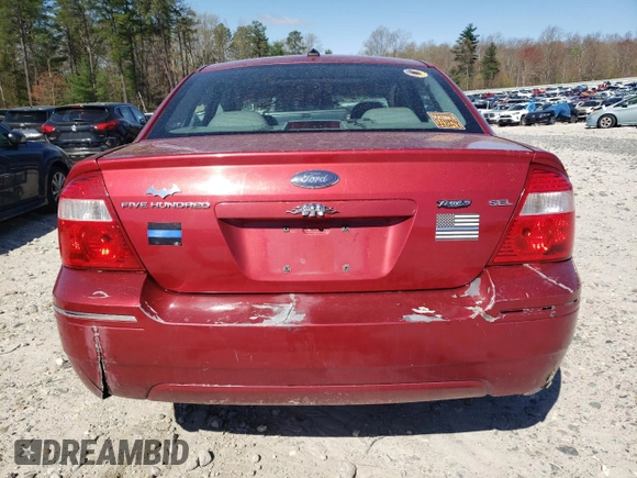 2007 Ford Five Hundred SEL z VIN 1FAFP24177G107400, wystawiony jako Copart lot #54724325 z przebiegiem 157 739 mil mil oraz Czysty tytuł • Clean title. Historia ofert i sprzedaży dostępna na DreamBid. Obrazek 6.
