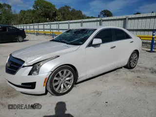 2017 Cadillac ATS Sedan RWD with VIN 1G6AA5RX0H0160375, listed as a Copart auction lot 42429545 with 98,986 mi miles and Salvage Title. Bid and sale history available at carsss.com. Image 1.
