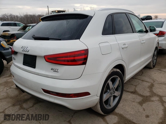 2015 Audi Q3 2.0T Premium Plus with VIN WA1EFCFS3FR000975, listed as a Copart auction lot 69499682 with 93,061 mi miles. Bid and sale history available at carsss.com. Image 3.