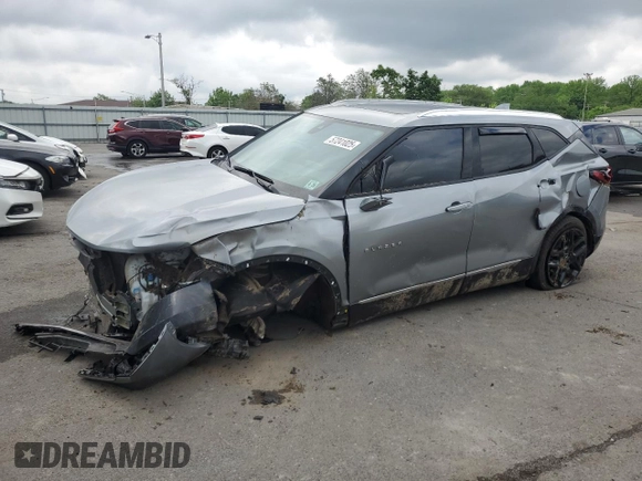 2023 Chevrolet Blazer Premier with VIN 3GNKBLRS6PS180166, listed as a Copart auction lot 57241025 with Not provided miles and Salvage title. Bid and sale history available at DreamBid. Image 1.