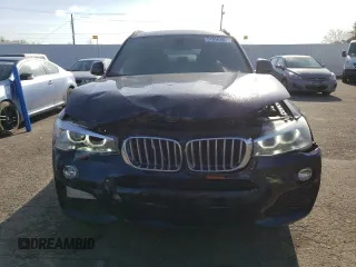 2015 BMW X3 xDrive28i with VIN 5UXWX9C5XF0D54698, listed as a Copart auction lot 51656385 with 83,399 mi miles and Salvage Title. Bid and sale history available at DreamBid. Image 5.