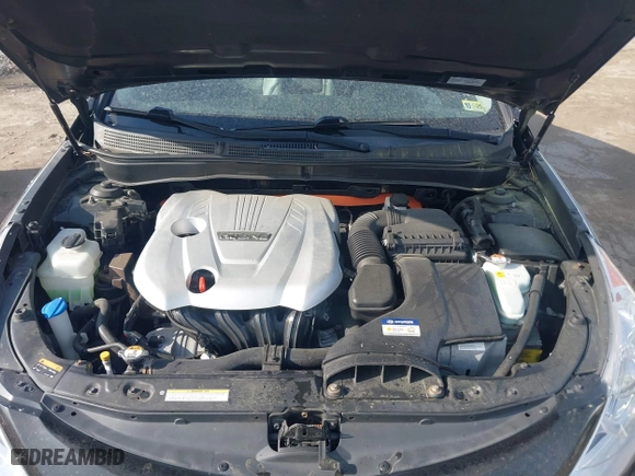 2015 Hyundai Sonata Hybrid Limited with VIN KMHEC4A44FA129122, listed as a IAAI auction lot 42098724 with 140,792 mi miles. Bid and sale history available at carsss.com. Image 10.