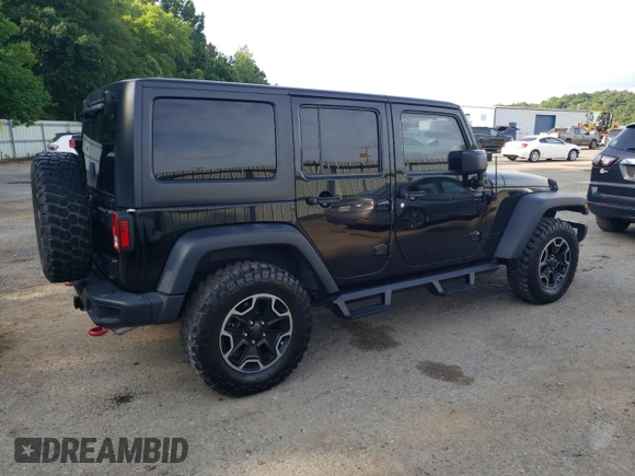2016 Jeep Wrangler Unlimited Rubicon with VIN 1C4HJWFG9GL220687, listed as a Copart auction lot 60552705 with 49,525 mi miles and Salvage title. Bid and sale history available at DreamBid. Image 3.