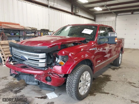2014 Ford F-150 XL with VIN 1FTFW1ET5EFA34148, listed as a IAAI auction lot 41722716 with 66,928 mi miles. Bid and sale history available at carsss.com. Image 2.