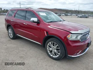 2014 Dodge Durango Citadel with VIN 1C4SDJET0EC278151, listed as a IAAI auction lot 42157123 with 130,672 mi miles and . Bid and sale history available at DreamBid. Image 1.