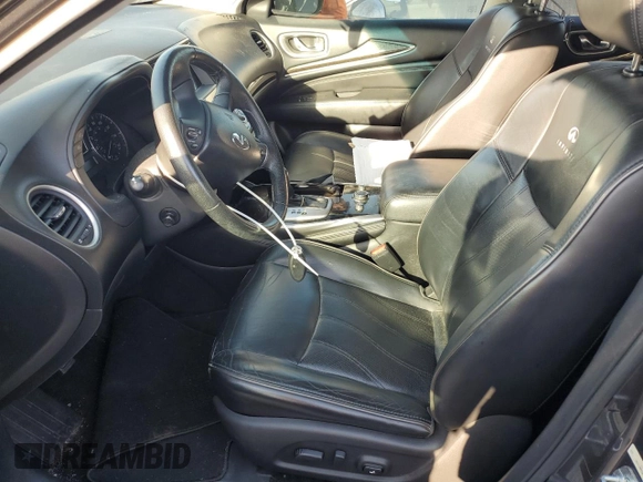 2013 Infiniti JX35 with VIN 5N1AL0MM3DC321135, listed as a Copart auction lot 75386164 with 0 mi miles and Non Repairable. Bid and sale history available at carsss.com. Image 7.