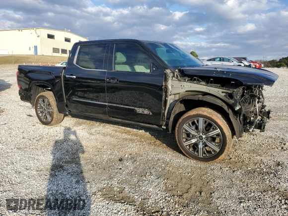 2023 Toyota Tundra Capstone Hybrid with VIN 5TFVC5DB2PX034237, listed as a Copart auction lot 85544274 with 35,236 mi miles and Salvage title. Bid and sale history available at DreamBid. Image 4.