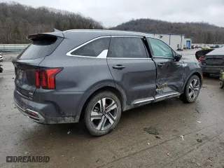 2023 Kia Sorento Hybrid EX with VIN KNDRHDLG7P5168800, listed as a Copart auction lot 44146615 with 67,005 mi miles and Salvage Title. Bid and sale history available at carsss.com. Image 3.