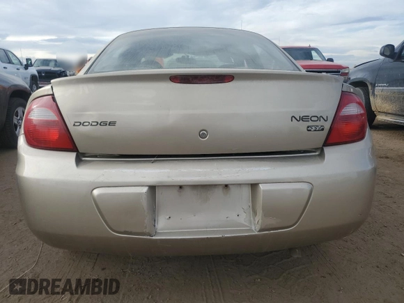 2003 Dodge Neon SXT with VIN 1B3ES56CX3D142174, listed as a Copart auction lot 80647194 with 162,404 mi miles and Salvage Title. Bid and sale history available at carsss.com. Image 6.