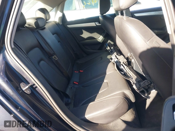 2013 Audi A4 Premium Plus with VIN WAUFFAFL7DN041344, listed as a IAAI auction lot 41194184 with 106,187 mi miles. Bid and sale history available at carsss.com. Image 8.