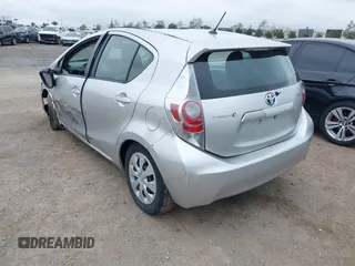 2013 Toyota Prius One with VIN JTDKDTB38D1552111, listed as a IAAI auction lot 41884696 with 151,987 mi miles. Bid and sale history available at carsss.com. Image 3.