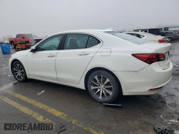 2017 Acura TLX with VIN 19UUB1F38HA003433, listed as a Copart auction lot 44388555 with 129,751 mi miles and Salvage Title. Bid and sale history available at carsss.com. Image 2.