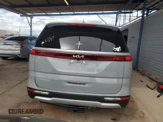 2024 Kia Carnival EX with VIN KNDNC5H35R6423126, listed as a Copart auction lot 52005785 with 23,695 mi miles and Salvage Title. Bid and sale history available at carsss.com. Image 6.