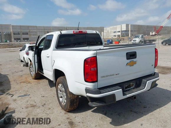 2020 Chevrolet Colorado 2WD LT with VIN 1GCGSCEN5L1160436, listed as a IAAI auction lot 42530141 with 83,751 mi miles and . Bid and sale history available at DreamBid. Image 3.