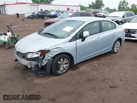 2012 Honda Civic LX z VIN 19XFB2F54CE018953, wystawiony jako IAAI lot #42346090 z przebiegiem 156 370 mil mil oraz . Historia ofert i sprzedaży dostępna na DreamBid. Obrazek 20.