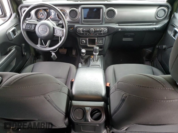 2023 Jeep Wrangler Sport S with VIN 1C4HJXDG4PW510259, listed as a Copart auction lot 45361515 with 26,162 mi miles and Salvage Title. Bid and sale history available at DreamBid. Image 8.
