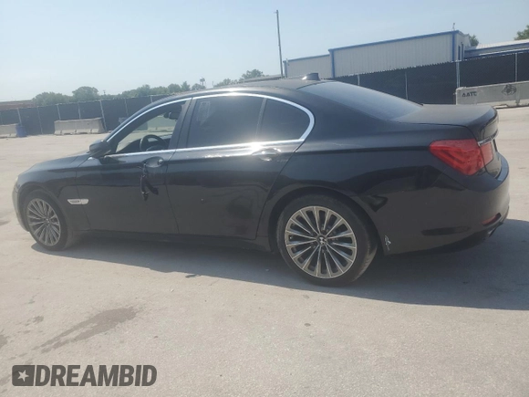 2012 BMW 7 Series 740i with VIN WBAKA4C56CC613745, listed as a Copart auction lot 57342795 with 139,889 mi miles and Clean title. Bid and sale history available at DreamBid. Image 2.