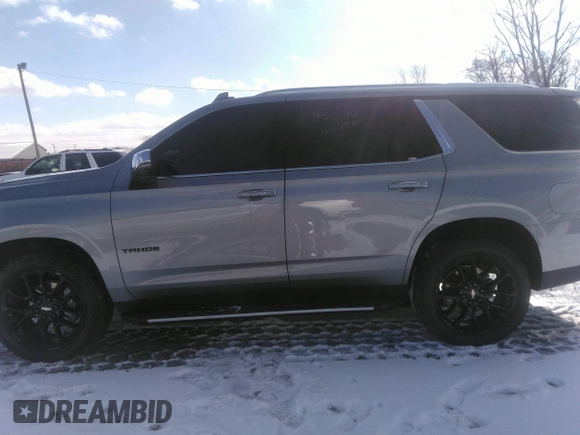 2023 Chevrolet Tahoe Premier with VIN 1GNSKSKD0PR400281, listed as a IAAI auction lot 41551044 with 38,070 mi miles and . Bid and sale history available at DreamBid. Image 14.