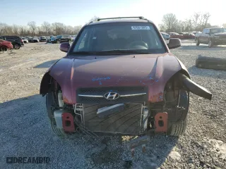 2008 Hyundai Tucson SE with VIN KM8JN12D68U820689, listed as a Copart auction lot 42681885 with 87,457 mi miles and Salvage Title. Bid and sale history available at carsss.com. Image 5.