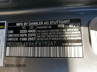 2018 Mercedes-Benz C 300 z VIN WDDWK4KB6JF619247, wystawiony jako Copart lot #75002364 z przebiegiem 94 612 mil mil oraz Szkoda całkowita • Salvage title. Historia ofert i sprzedaży dostępna na DreamBid. Obrazek 12.