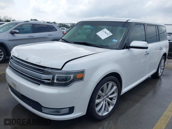 2014 Ford Flex Limited with VIN 2FMGK5D83EBD13566, listed as a IAAI auction lot 41706352 with 183,184 mi miles. Bid and sale history available at carsss.com. Image 17.