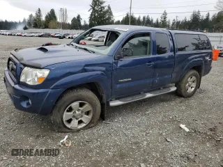 2008 Toyota Tacoma PreRunner with VIN 5TETU62N68Z490923, listed as a Copart auction lot 50800015 with 73,207 mi miles and Salvage Title. Bid and sale history available at carsss.com. Image 1.