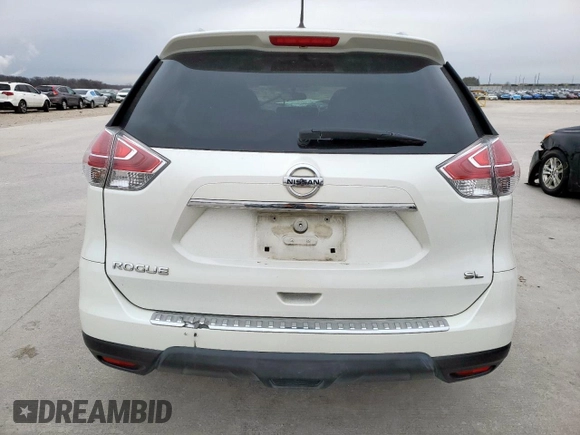 2015 Nissan Rogue SL with VIN 5N1AT2MT1FC880656, listed as a Copart auction lot 46079405 with 0 mi miles and Salvage Title. Bid and sale history available at carsss.com. Image 6.
