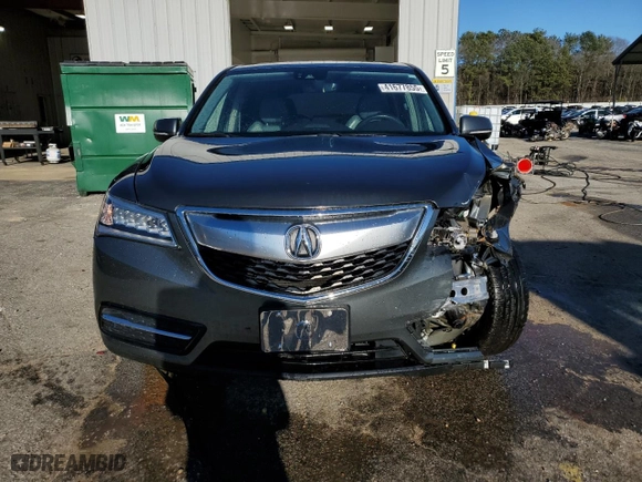 2016 Acura MDX w/Tech with VIN 5FRYD3H43GB017918, listed as a Copart auction lot 41677855 with 72,543 mi miles and Salvage Title. Bid and sale history available at carsss.com. Image 5.
