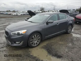 2014 Kia Cadenza Premium with VIN KNALN4D75E5125385, listed as a Copart auction lot 43601965 with 179,878 mi miles and Clean Title. Bid and sale history available at carsss.com. Image 1.