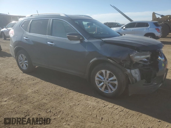 2015 Nissan Rogue SV with VIN KNMAT2MV7FP576231, listed as a Copart auction lot 53029605 with 170,603 mi miles and Salvage Title. Bid and sale history available at carsss.com. Image 4.